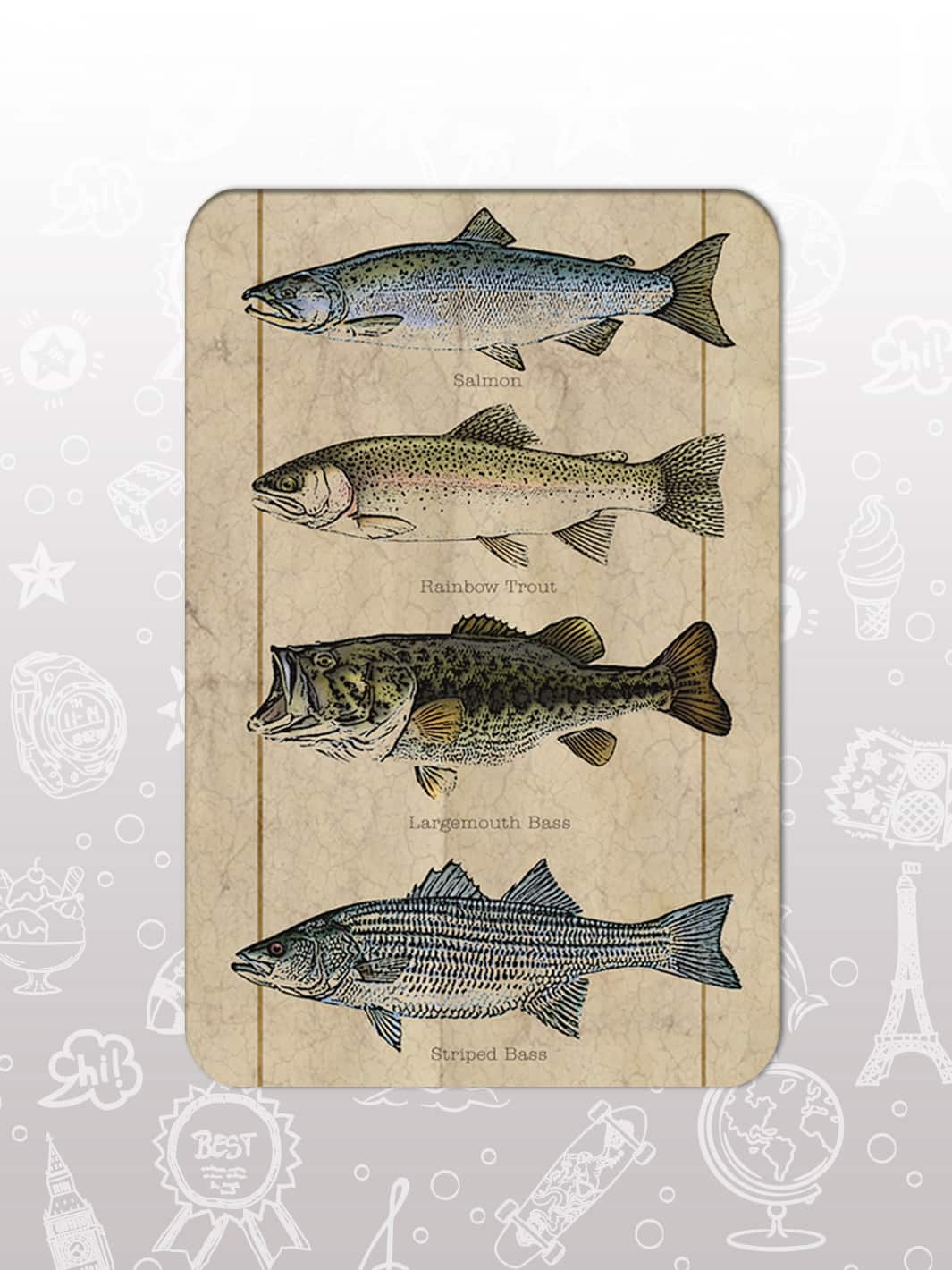 Bag Tag Set - Fly Fishing
