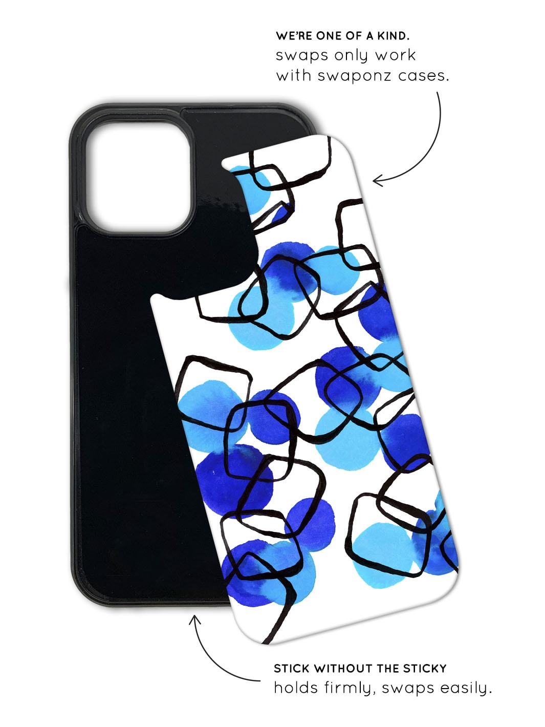 Phone Case Set - Retro Cubes Chain