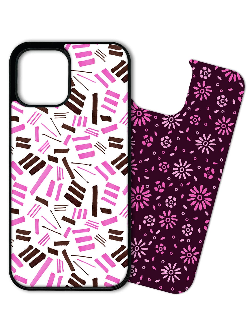 Phone Case Set - Pink Fireworks