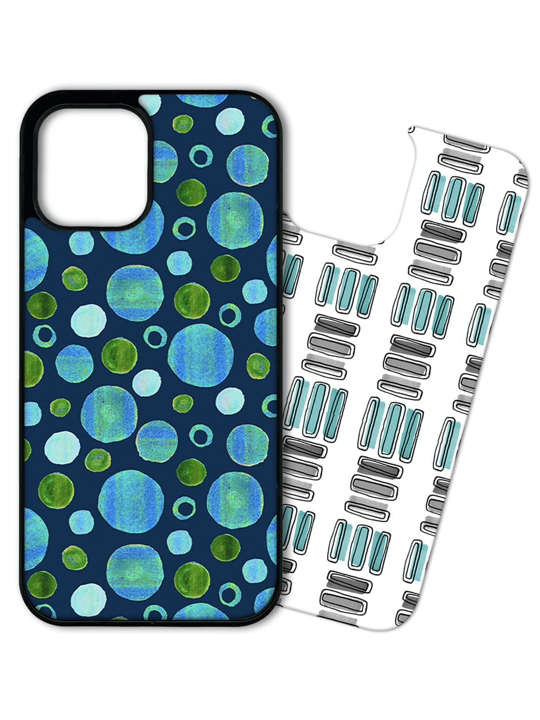 Phone Case Set - Bubbly Blue