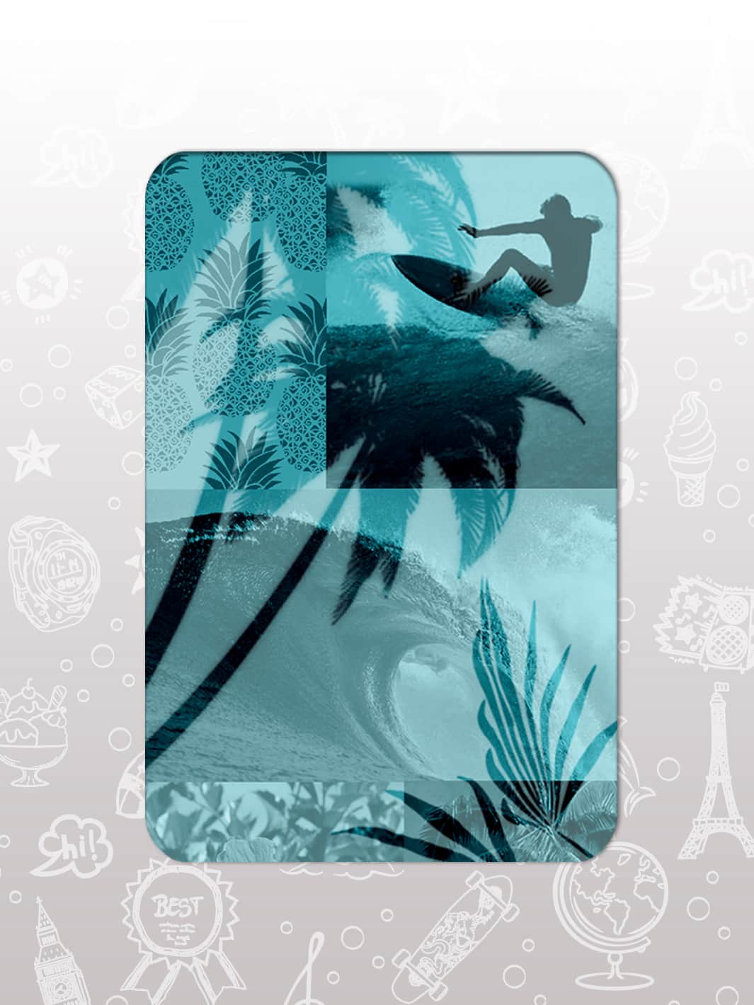 Bag Tag Set - Beaches