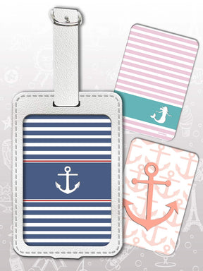 Bag Tag Set - Anchors