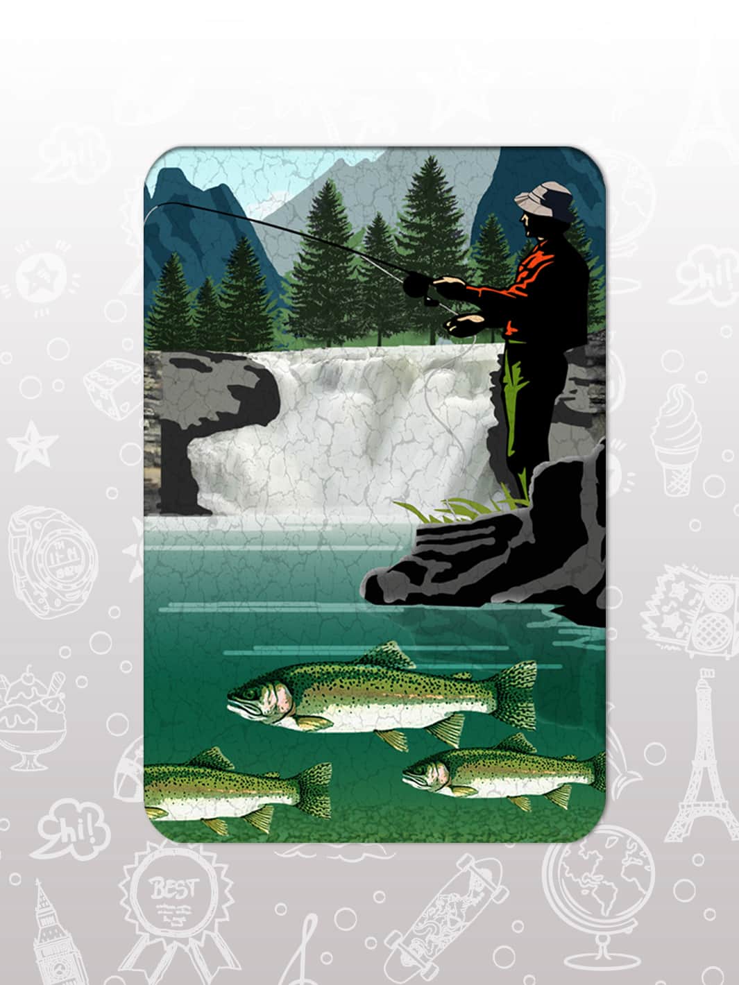 Bag Tag Set - Fly Fishing