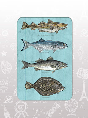 Bag Tag Set - Saltwater Fishing