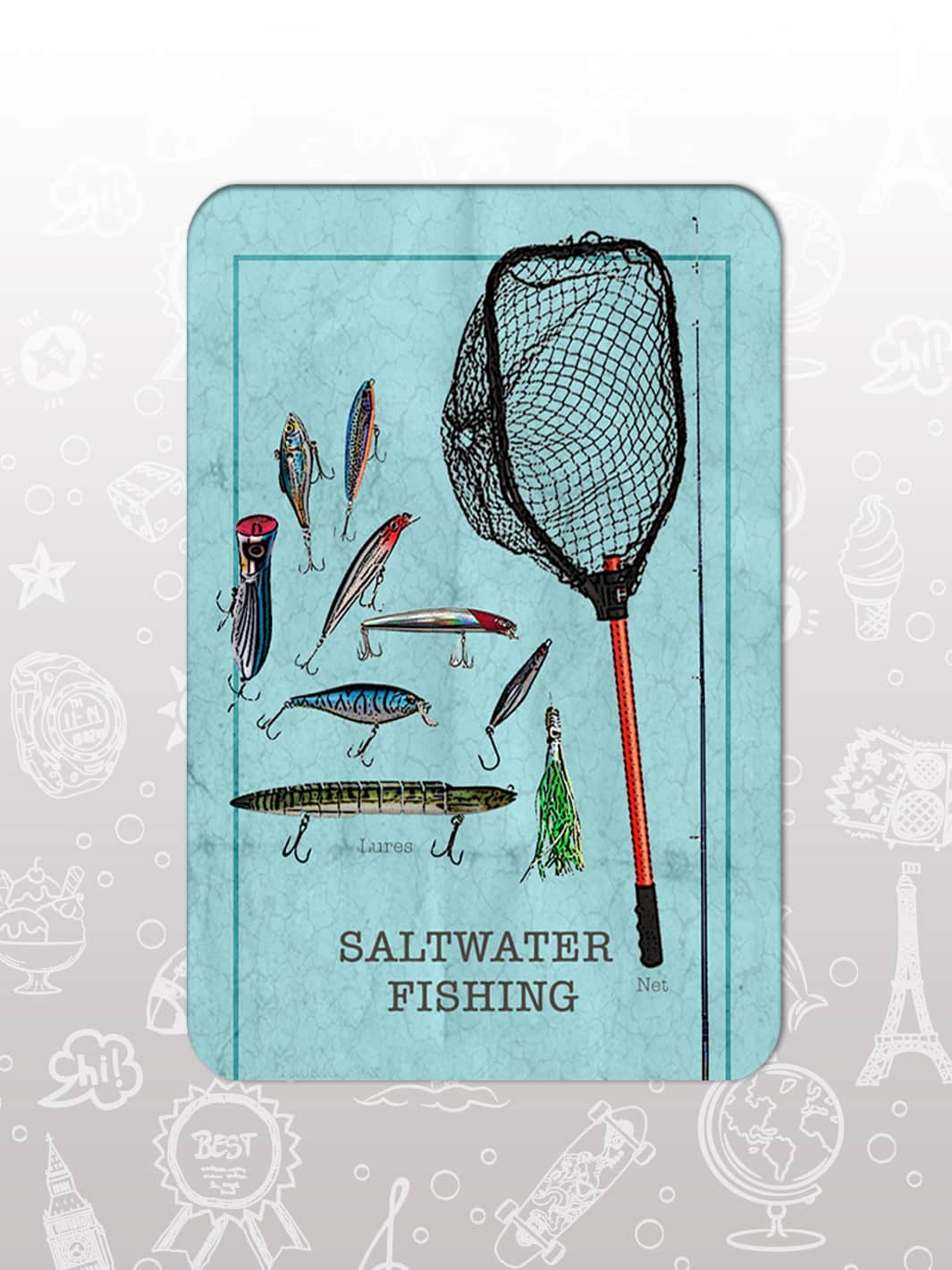 Bag Tag Swap Pack - Saltwater Fishing