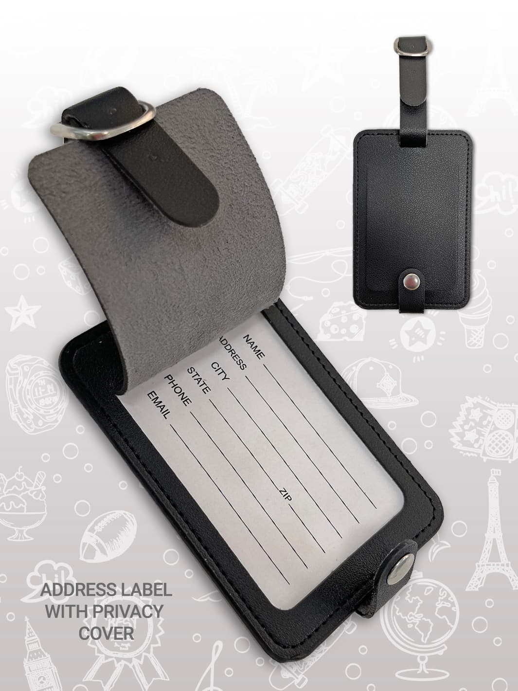 Bag Tag Set - Pink Style