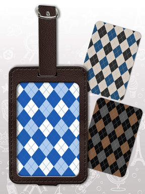 Bag Tag Set - Argyle
